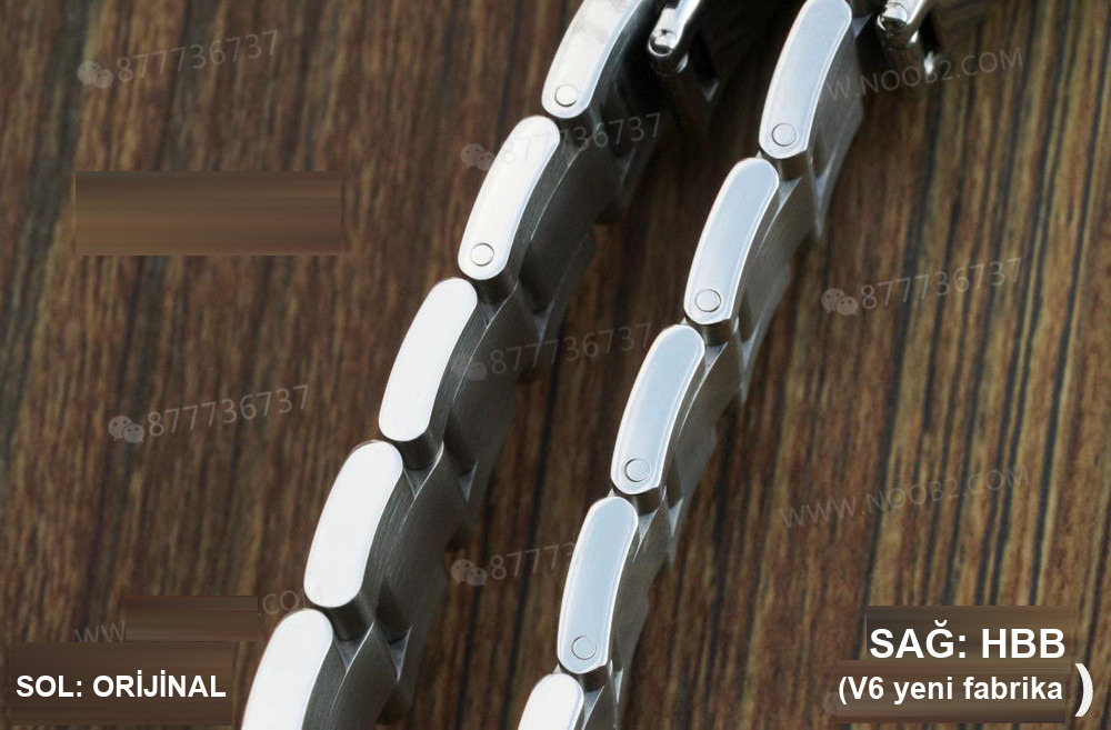 Gerçek-replika karşılaştırması: HBBV6 Factory Rolex siyah Submariner ile orijinali arasında ne fark var? — 17. fotoğraf