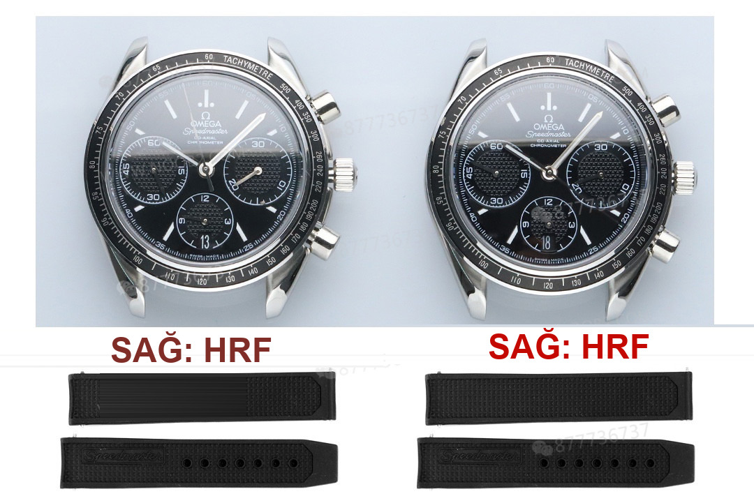 Gerçek-Replika Karşılaştırması: HR Factory Omega Speedmaster 326 Çok Fonksiyonlu Kronograf Kol Saati — 1. fotoğraf
