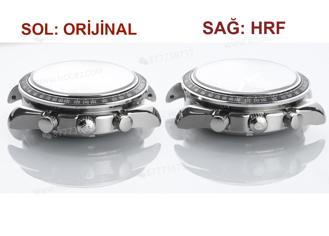 Gerçek-Replika Karşılaştırması: HR Factory Omega Speedmaster 326 Çok Fonksiyonlu Kronograf Kol Saati — 7. fotoğraf