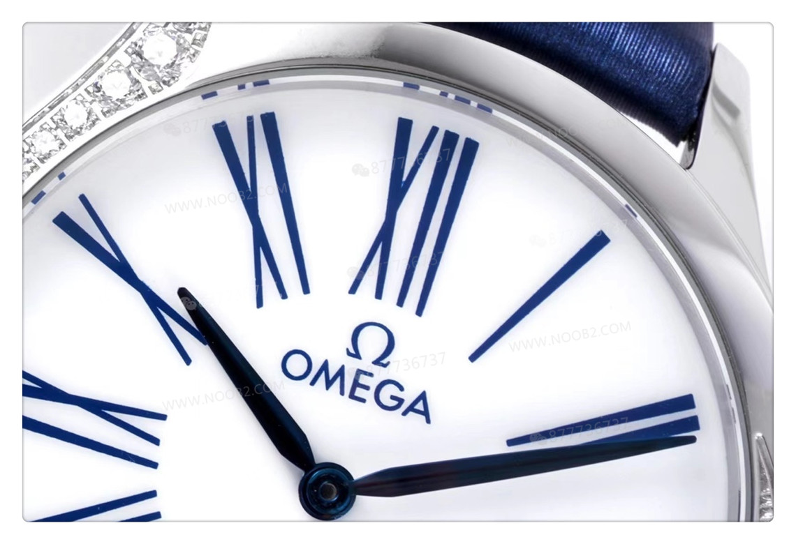 Gerçek-replika karşılaştırması: KZ Factory Omega De Ville Prestige serisi kadın kol saati - Roma rakamlı saat işaretleri, orijinal 4061 kuvars mekanizma detay incelemesi — 14. fotoğraf