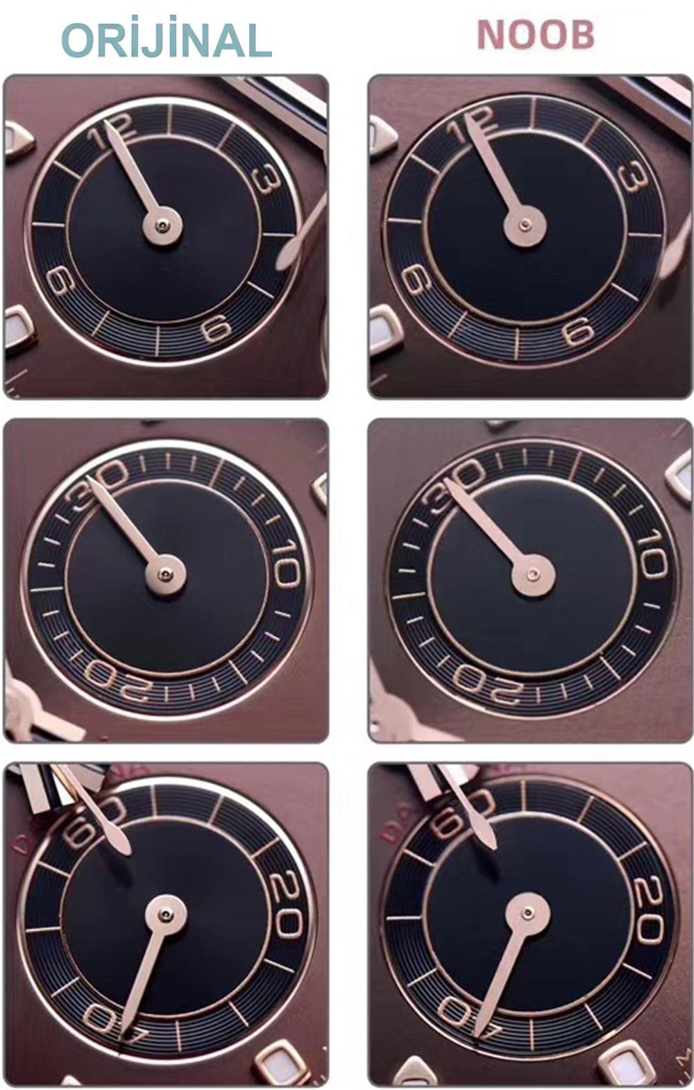 Gerçek-replika karşılaştırması: N Factory Rolex Daytona 4130 mekanizmalı çikolata renkli model tek bakışta ele verir mi? — 5. fotoğraf