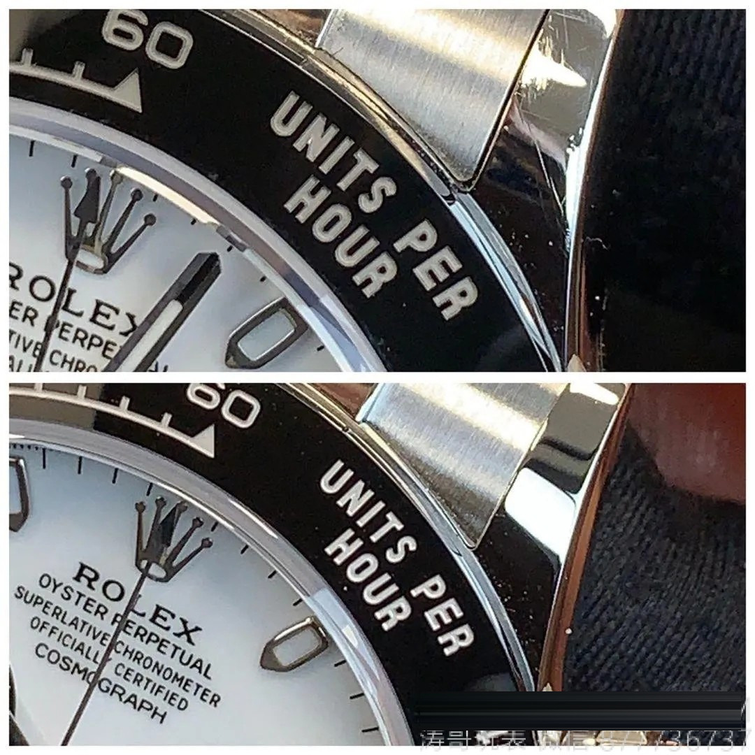 Gerçek-replika karşılaştırması: N Factory Rolex Daytona V3 sürümü 4130 mekanizması orijinalinden nasıl ayırt edilir? — 5. fotoğraf