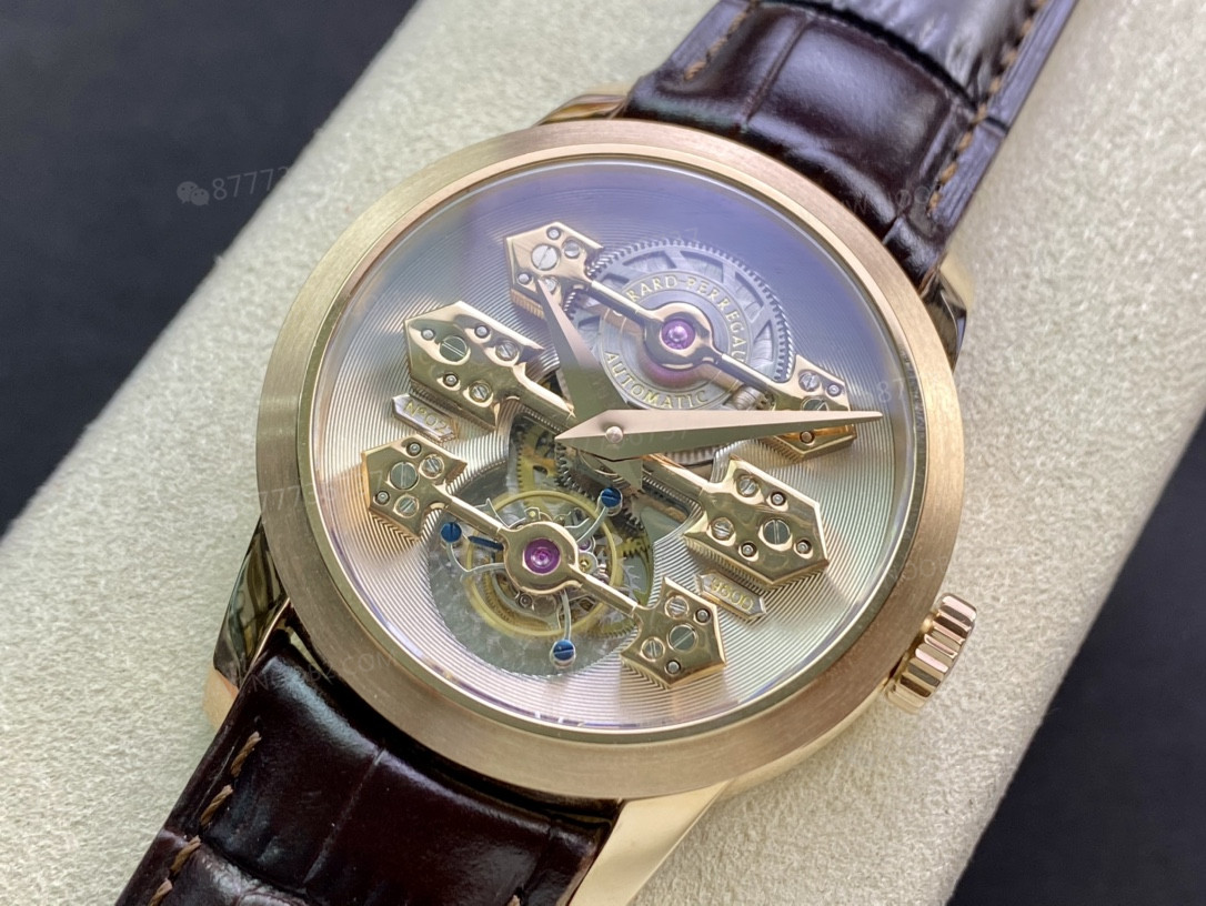 Gerçek-replika karşılaştırması: RM Factory Girard-Perregaux Bridges 99193 tourbillon replika saat incelemesi — 11. fotoğraf
