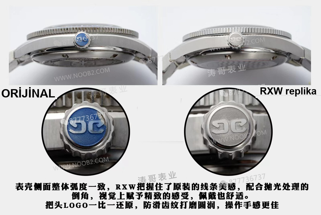 Gerçek-replika karşılaştırması: RXW Factory Glashütte Original açılım serisi, İsviçre SW200 mekanizmalı — 3. fotoğraf