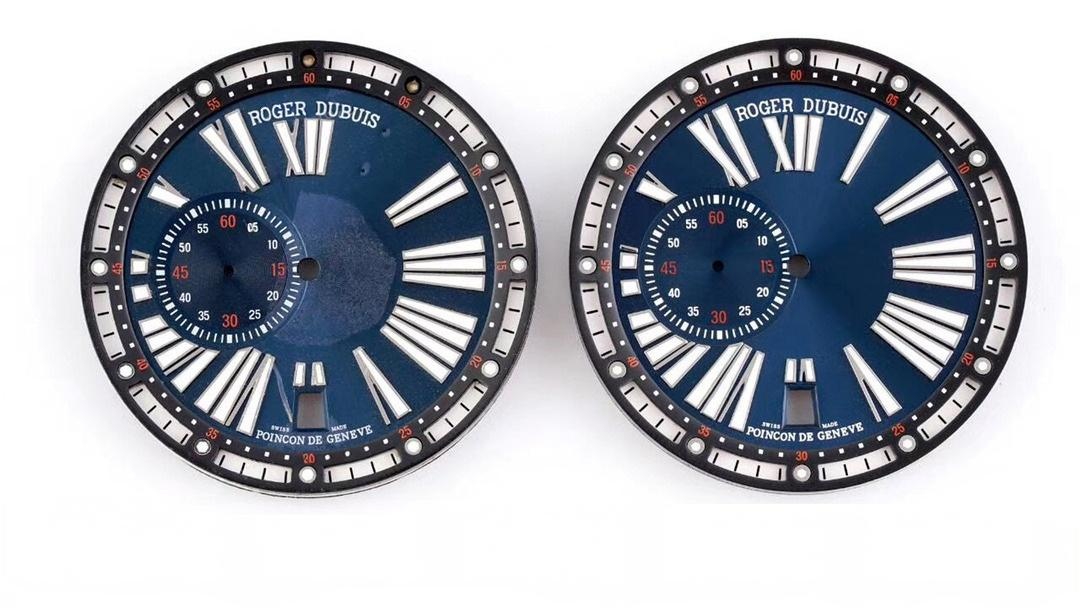 Gerçek-replika karşılaştırması: TBF Factory Roger Dubuis Excalibur serisi 0542 (0543) kol saati — 2. fotoğraf