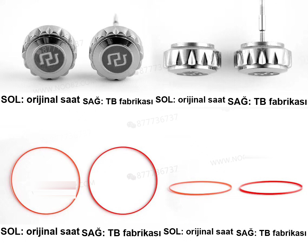 Gerçek-replika karşılaştırması: TBF Factory Roger Dubuis Excalibur serisi 0542 (0543) kol saati — 10. fotoğraf