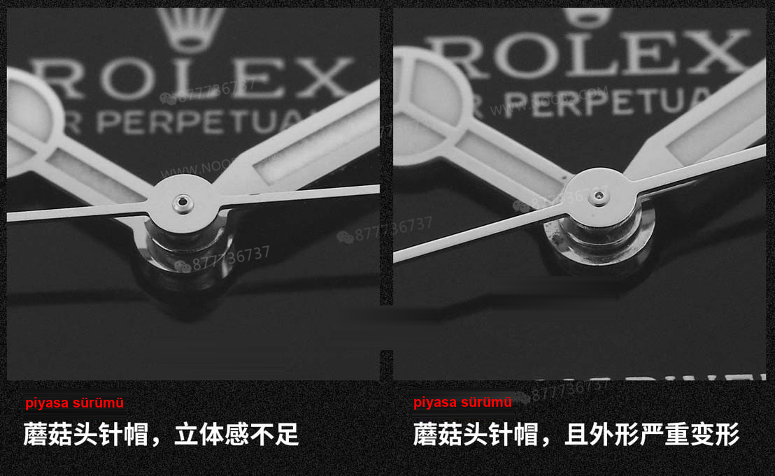 Gerçek-replika karşılaştırması: V6 Factory Rolex siyah Submariner 3135 mekanizması, orijinalle kıyaslandığında piyasa versiyonlarından hangi noktalarda daha iyi? — 25. fotoğraf