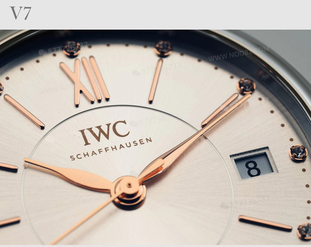 Gerçek-replika karşılaştırması: V7 Factory IWC kadın Portofino 37 mm saat incelemesi — 11. fotoğraf