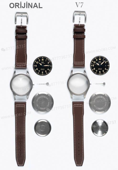 Gerçek-replika karşılaştırması: V7 Factory IWC titanyum kasa Mark XVIII IW327006 inceleme — 2. fotoğraf
