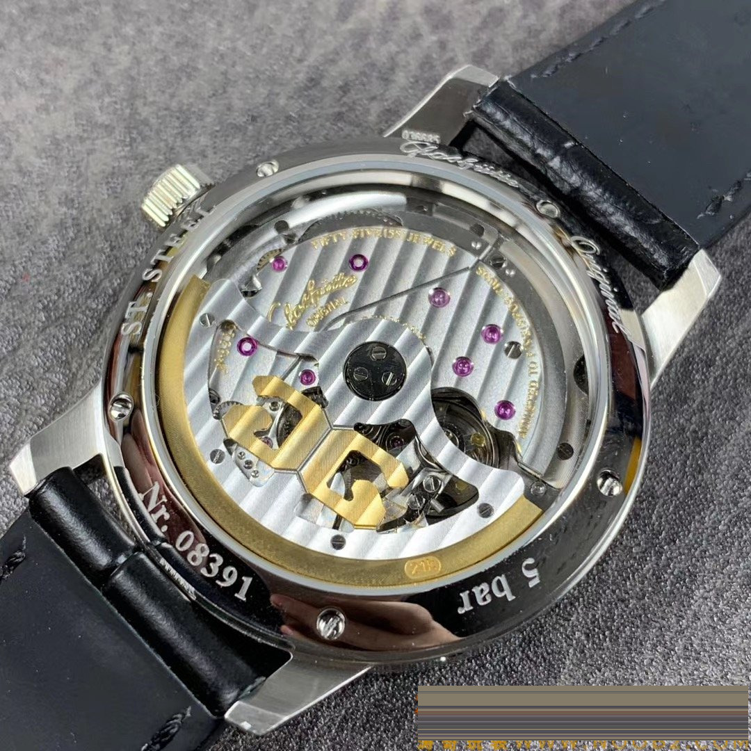 Gerçek-replika karşılaştırması: V9 Factory Glashütte Original Senator 1-36-04 çift atlamalı büyük tarih ay evreli saatini nasıl yapmış? — 12. fotoğraf