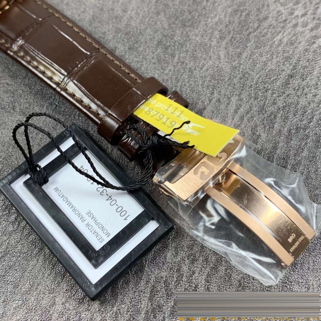 Gerçek-replika karşılaştırması: V9 Factory Glashütte Original Senator 1-36-04 çift atlamalı büyük tarih ay evreli saatini nasıl yapmış? — 17. fotoğraf