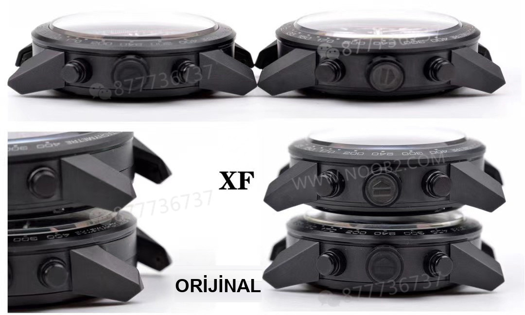 Gerçek-replika karşılaştırması: XF Factory TAG Heuer Carrera seramik kayışlı 43 mm saatin işçiliği nasıl? — 5. fotoğraf