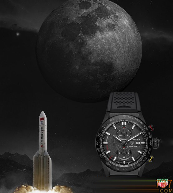 Gerçek-Replika Karşılaştırması: XF TAG Heuer Carrera Ay Yüzeyi Heuer 01 CLEP Özel Sürüm — 5. fotoğraf