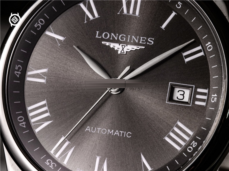 Gerçek-Replika Karşılaştırması: Yeni V9 Factory Longines Master Collection Gri Kadranlı 40 mm 3 Konum Tek Takvimli L2.793.4.71.6 Replika İncelemesi — 12. fotoğraf