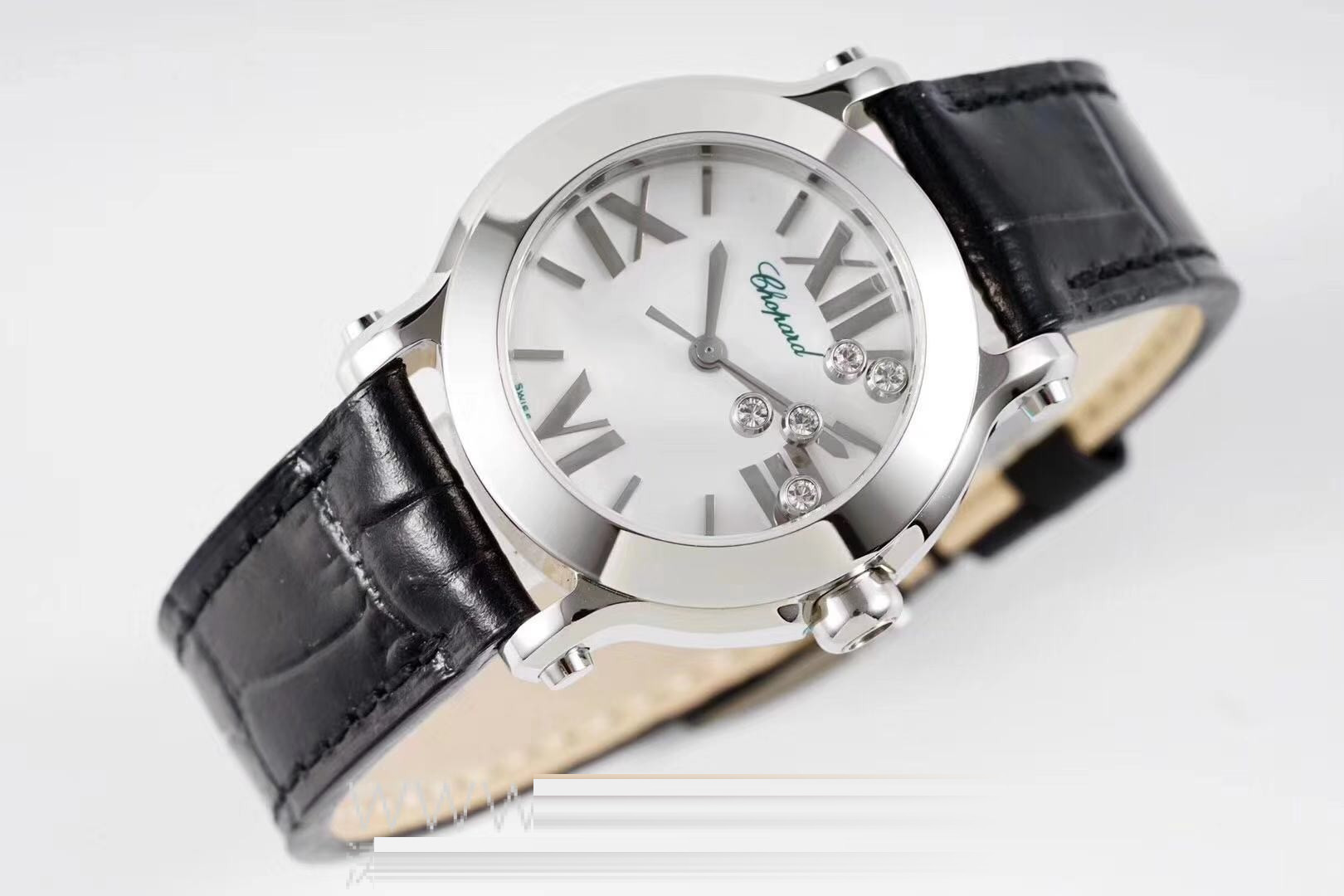 Gerçek-Replika Karşılaştırması: ZF Factory Chopard Happy Diamonds Quartz 278509-3001 Orijinal LUC İsviçre ETA955.112 Mekanizmalı Replika Saat ile Orijinal İnceleme Karşılaştırması — 11. fotoğraf
