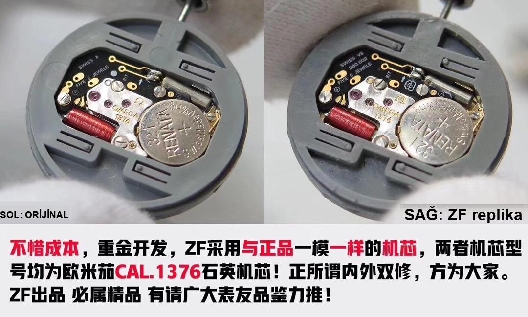 Gerçek-replika karşılaştırması: ZF Factory Omega Constellation kuvars kadın saati orijinalle inceleme — 20. fotoğraf