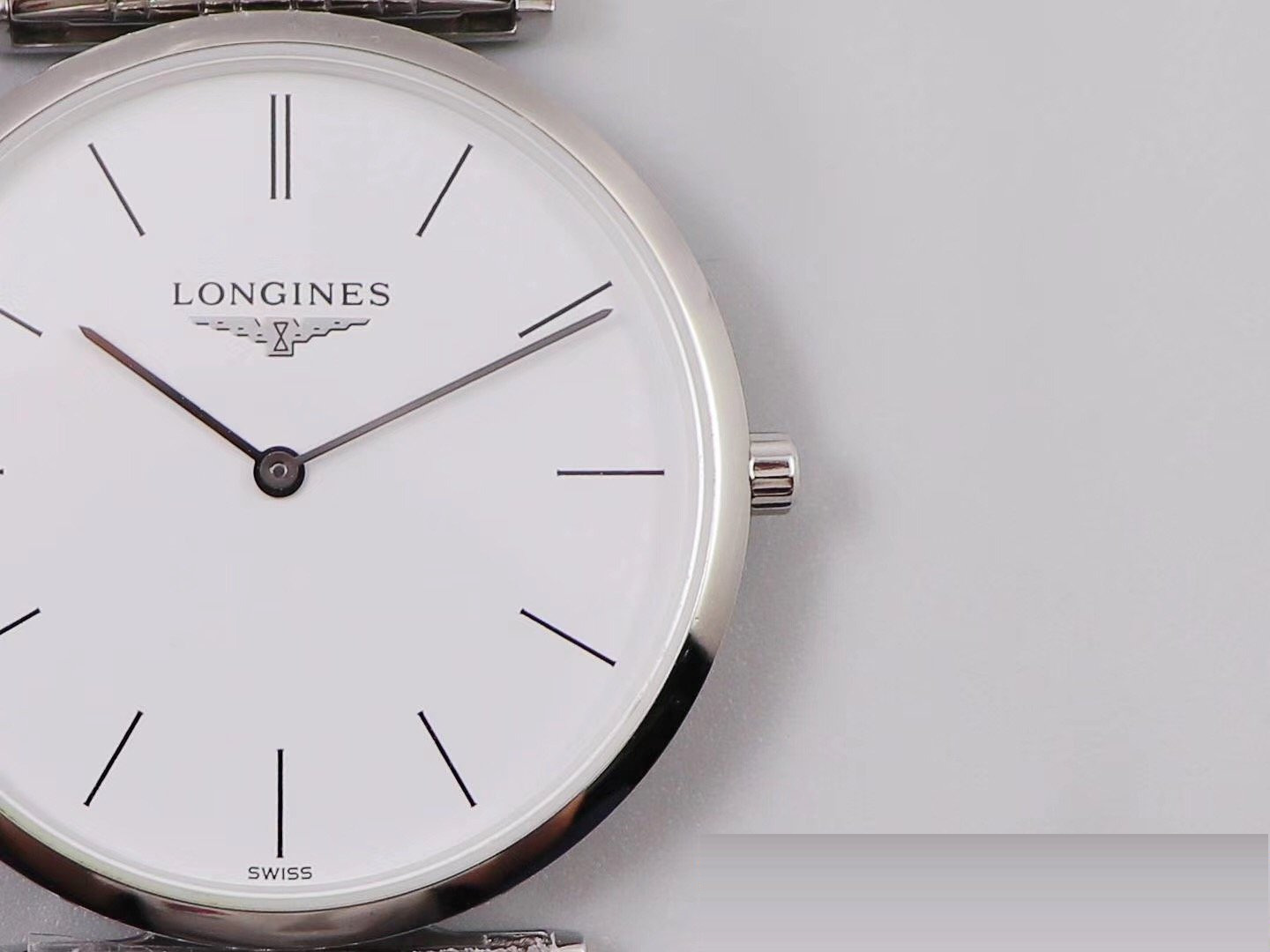 Gerçek-replika karşılaştırması: Zhao Liying'in taktığı N1 Factory Longines La Grande Classique serisi orijinal Cal.420 İsviçre kuvars mekanizmalı replika saat incelemesi — 19. fotoğraf