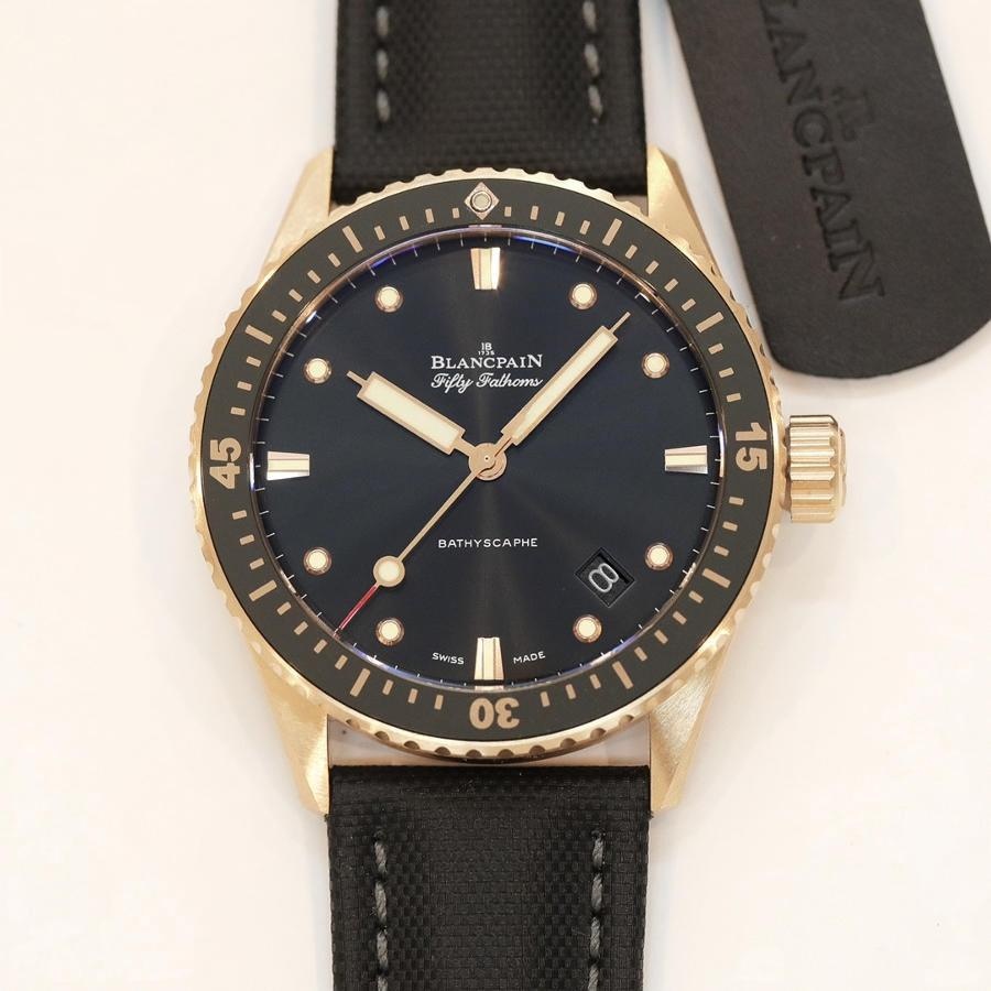 GF Factory Blancpain Fifty Fathoms 50 Fathoms Serisi 5000-36S30-B52A Kol Saati — 1. fotoğraf