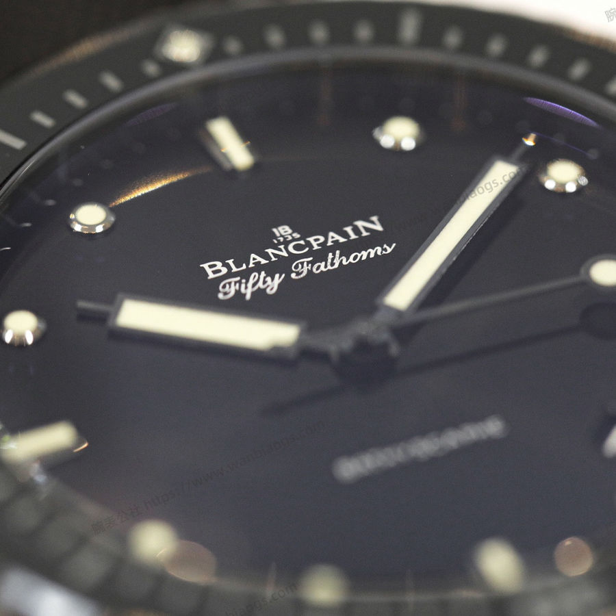 GF Factory Blancpain Fifty Fathoms 5000-0130-B52A Kol Saati (Seramik Kasa) — 4. fotoğraf
