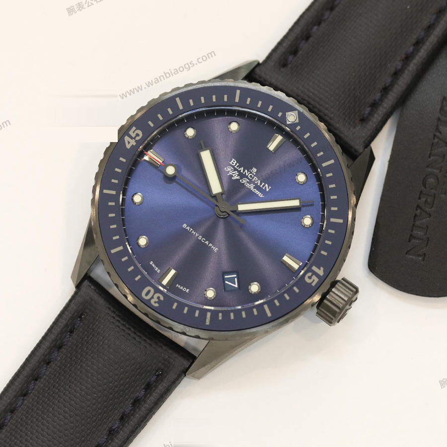GF Factory Blancpain Fifty Fathoms 5000-0240-O52A Saat (Seramik Kasa) — 2. fotoğraf