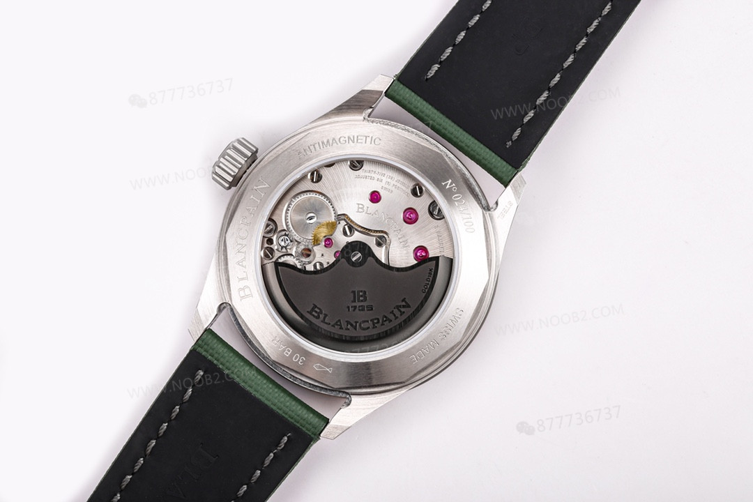 GF Factory Blancpain Fifty Fathoms 5000 Aurora Green çelik kasa limitli üretim incelemesi — 7. fotoğraf