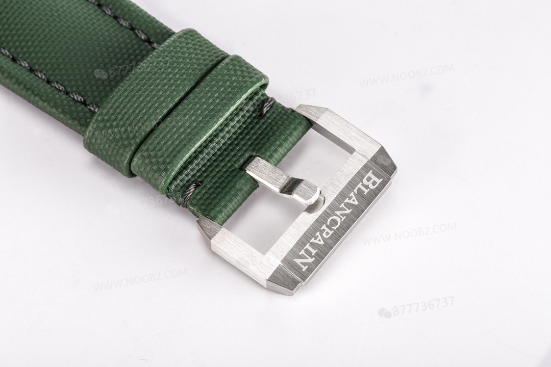 GF Factory Blancpain Fifty Fathoms 5000 Aurora Green çelik kasa limitli üretim incelemesi — 8. fotoğraf