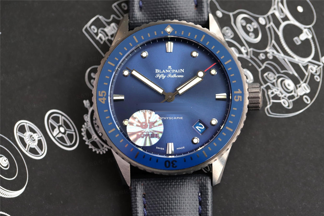 GF Factory Blancpain Fifty Fathoms 5000 mavi kadranlı seramik modelin işçiliği nasıl? ZF Factory modeli geride bırakabilir mi? — 2. fotoğraf