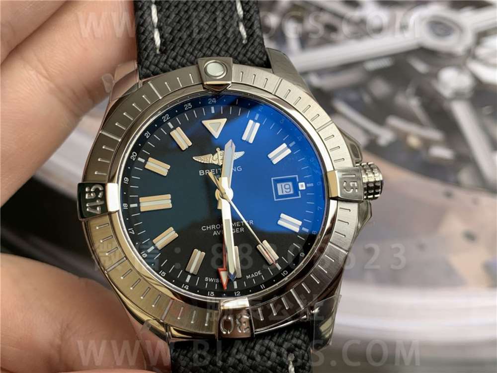 GF Factory Breitling Avenger 45 mm çift zaman dilimli saat işçilik incelemesi — 2. fotoğraf