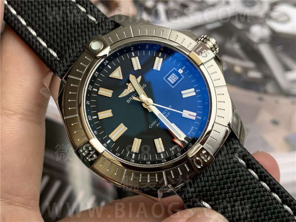 GF Factory Breitling Avenger 45 mm çift zaman dilimli saat işçilik incelemesi — 3. fotoğraf