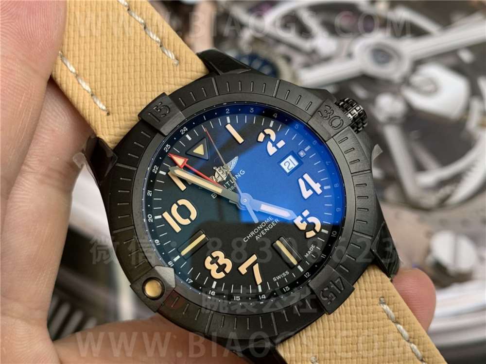 GF Factory Breitling Avenger 45 mm çift zaman dilimli saat işçilik incelemesi — 4. fotoğraf