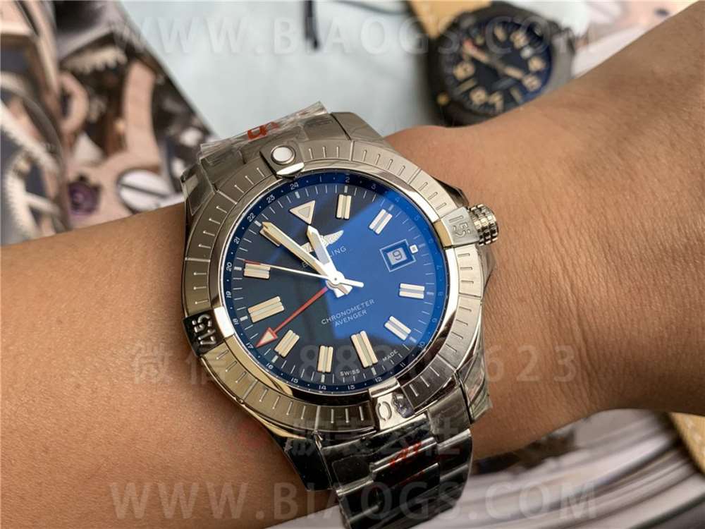 GF Factory Breitling Avenger 45 mm çift zaman dilimli saat işçilik incelemesi — 25. fotoğraf