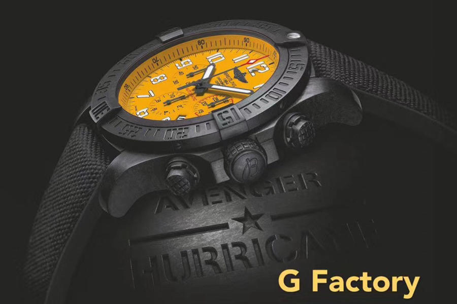 GF Factory Breitling Avenger 45 mm Hurricane model saat incelemesi — 2. fotoğraf