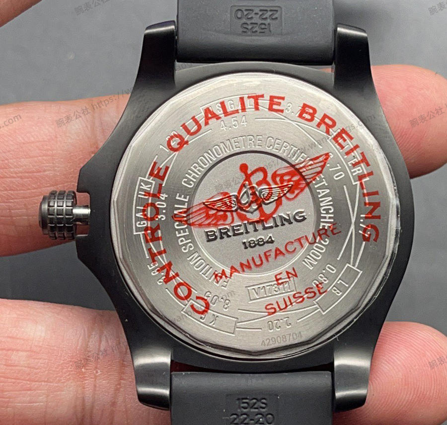 GF Factory Breitling Blackbird (SR-71 casus uçağı) V4 versiyonu saat incelemesi — 7. fotoğraf