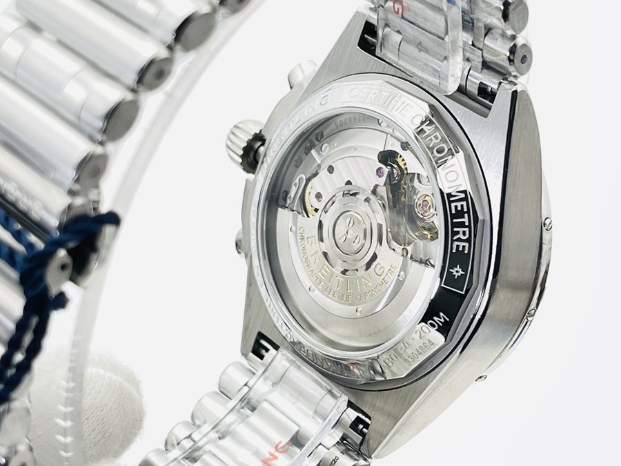 GF Factory Breitling Chronomat sağlam çelik dev, çok yönlü spor saat incelemesi - siyah kadran — 6. fotoğraf