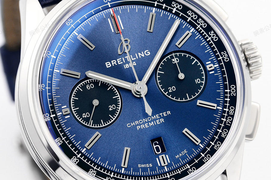 GF Factory Breitling Premier B01 serisi (mavi kadran) saat incelemesi — 3. fotoğraf