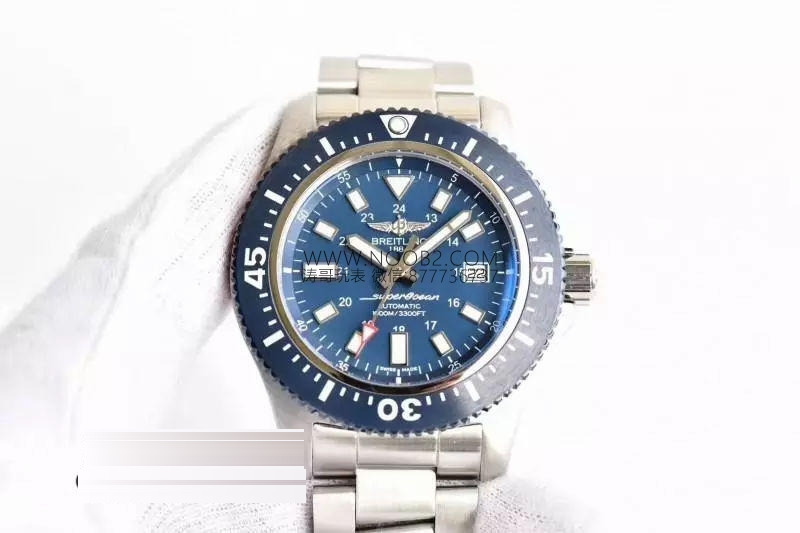 GF Factory Breitling Superocean 2. Nesil 44 mm 2824 mekanizmalı saat söküm ve orijinal karşılaştırmalı inceleme — 29. fotoğraf
