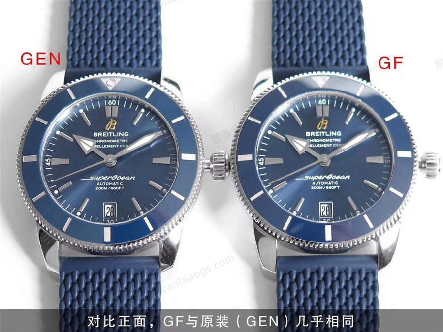 GF Factory Breitling Superocean Heritage İkinci Nesil gerçek-replika karşılaştırmalı incelemesi — 5. fotoğraf