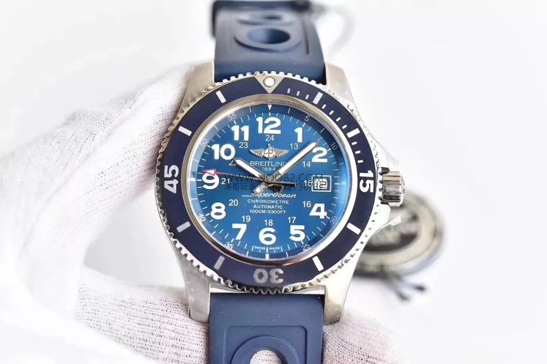 GF Factory Breitling Superocean II 44 mm V2 replika saat karşılaştırmalı incelemesi - Yükseltilmiş versiyon nasıl? — 2. fotoğraf