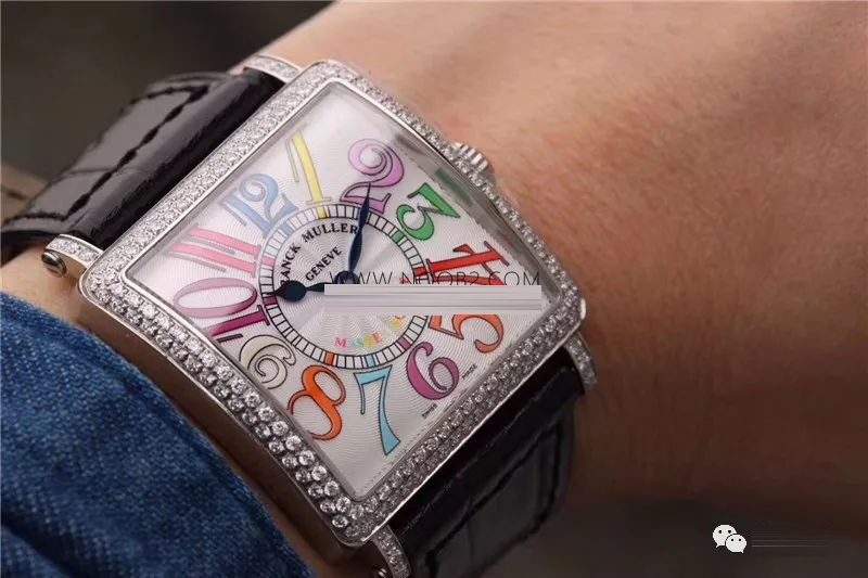 GF Factory Franck Muller 6002MQZ MASTER SQUARE kadın kuvars replika saat orijinalle karşılaştırıldığında nasıl? Elmas taşlı modeli var mı? — 3. fotoğraf