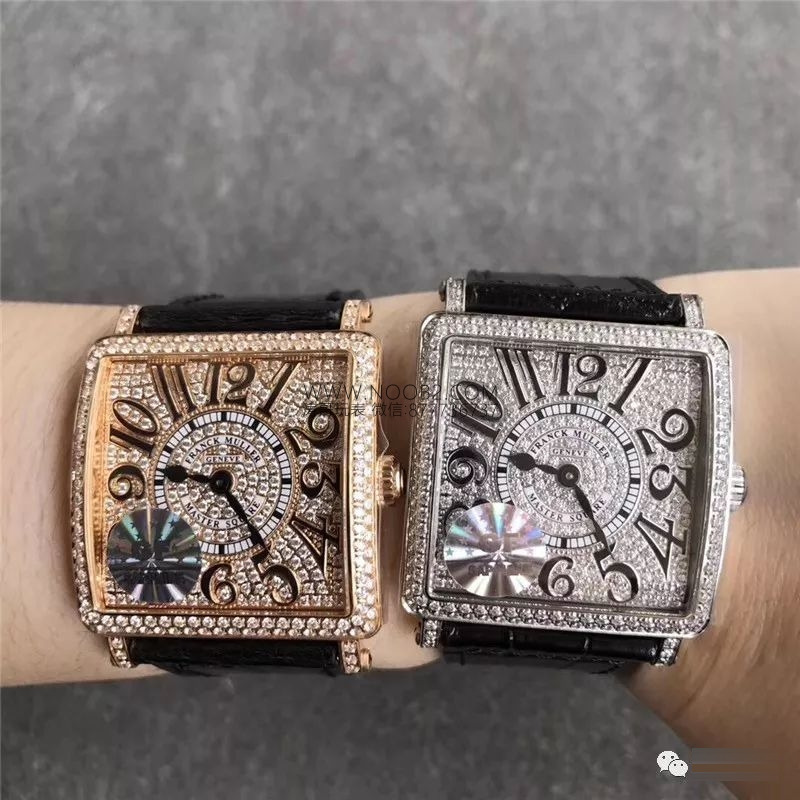 GF Factory Franck Muller 6002MQZ MASTER SQUARE kadın kuvars replika saat orijinalle karşılaştırıldığında nasıl? Elmas taşlı modeli var mı? — 4. fotoğraf