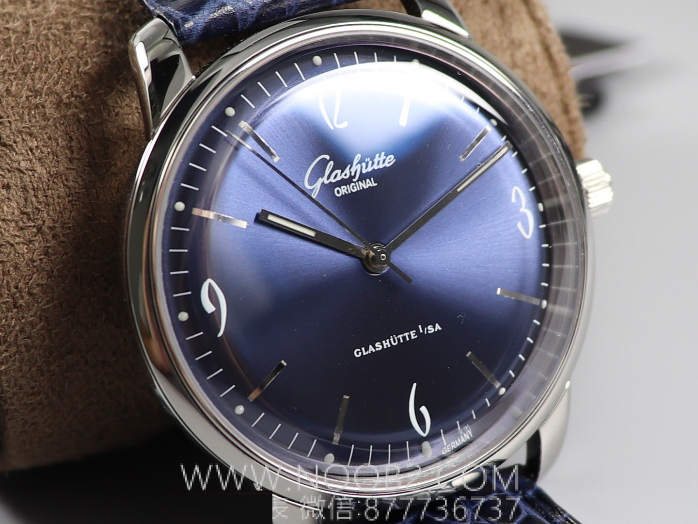 GF Factory Glashütte Original Vintage Serisi 1960'lar 39 mm Sınırlı Üretim Buz Mavisi Replika Saat Nasıl? — 6. fotoğraf