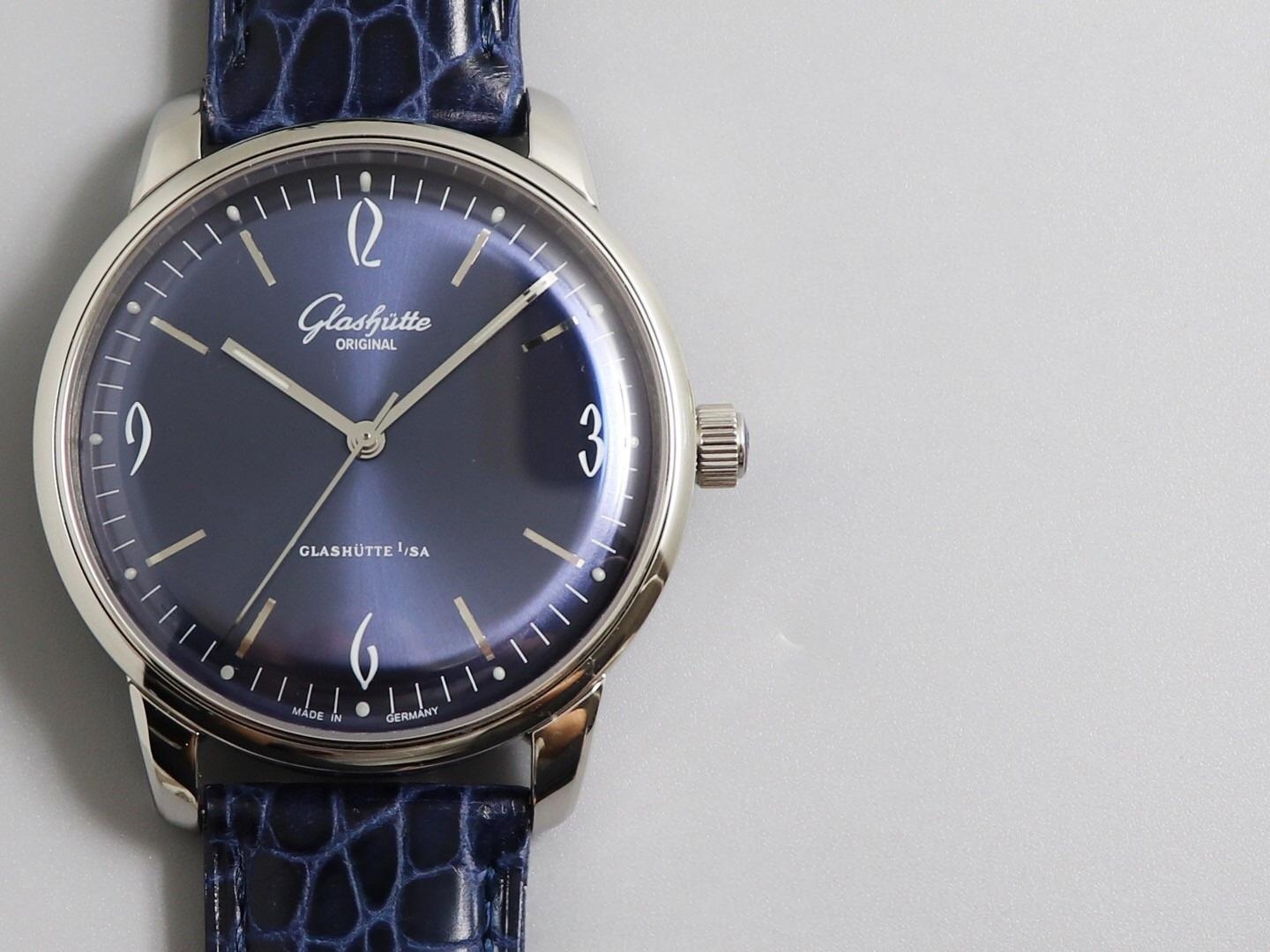 GF Factory Glashütte Original Vintage Serisi 1960'lar 39 mm Sınırlı Üretim Buz Mavisi Replika Saat Nasıl? — 16. fotoğraf