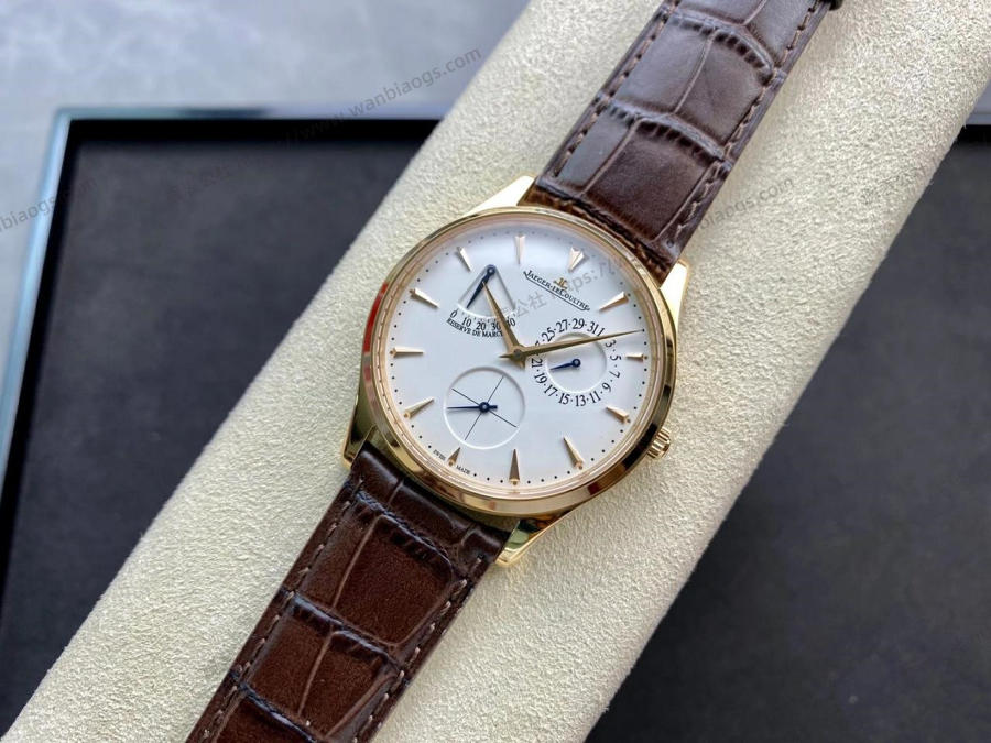 GF Factory Jaeger-LeCoultre Master serisi 1378420 erkek klasik kol saati (Joker rose altın şampanya) — 3. fotoğraf