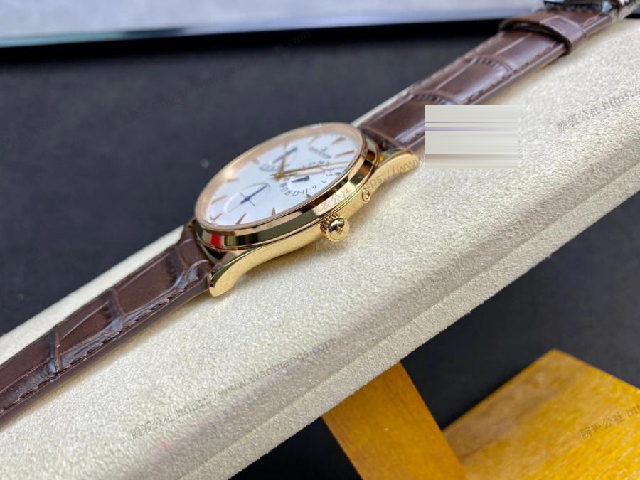 GF Factory Jaeger-LeCoultre Master serisi 1378420 erkek klasik kol saati (Joker rose altın şampanya) — 5. fotoğraf