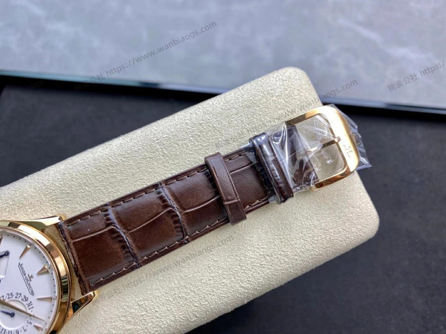 GF Factory Jaeger-LeCoultre Master serisi 1378420 erkek klasik kol saati (Joker rose altın şampanya) — 7. fotoğraf