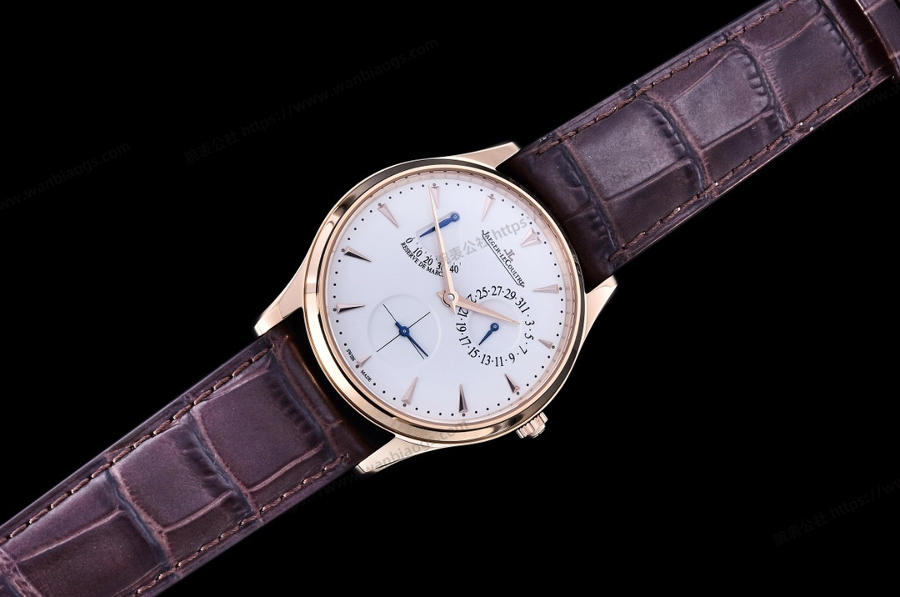 GF Factory Jaeger-LeCoultre Master serisi 1378420 erkek klasik kol saati (Joker rose altın şampanya) — 10. fotoğraf