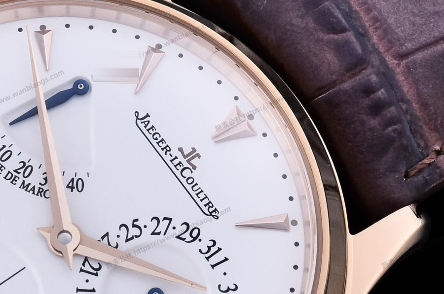 GF Factory Jaeger-LeCoultre Master serisi 1378420 erkek klasik kol saati (Joker rose altın şampanya) — 12. fotoğraf