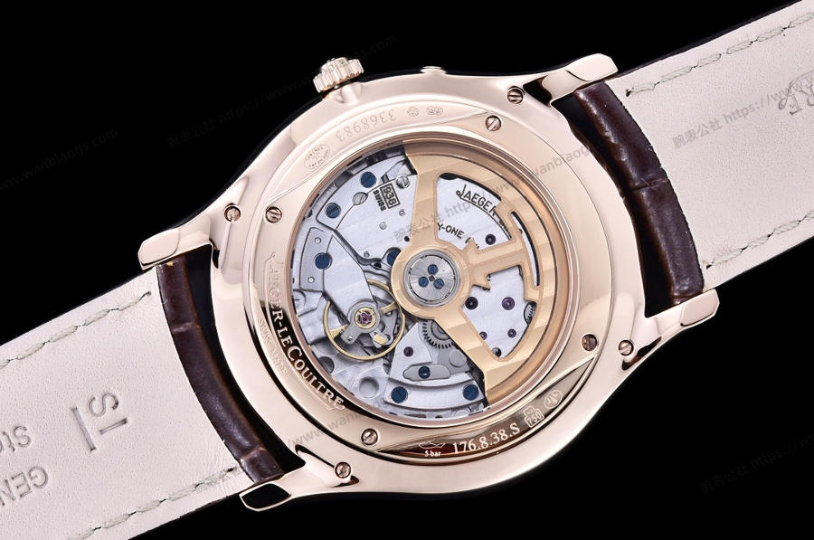 GF Factory Jaeger-LeCoultre Master serisi 1378420 erkek klasik kol saati (Joker rose altın şampanya) — 15. fotoğraf