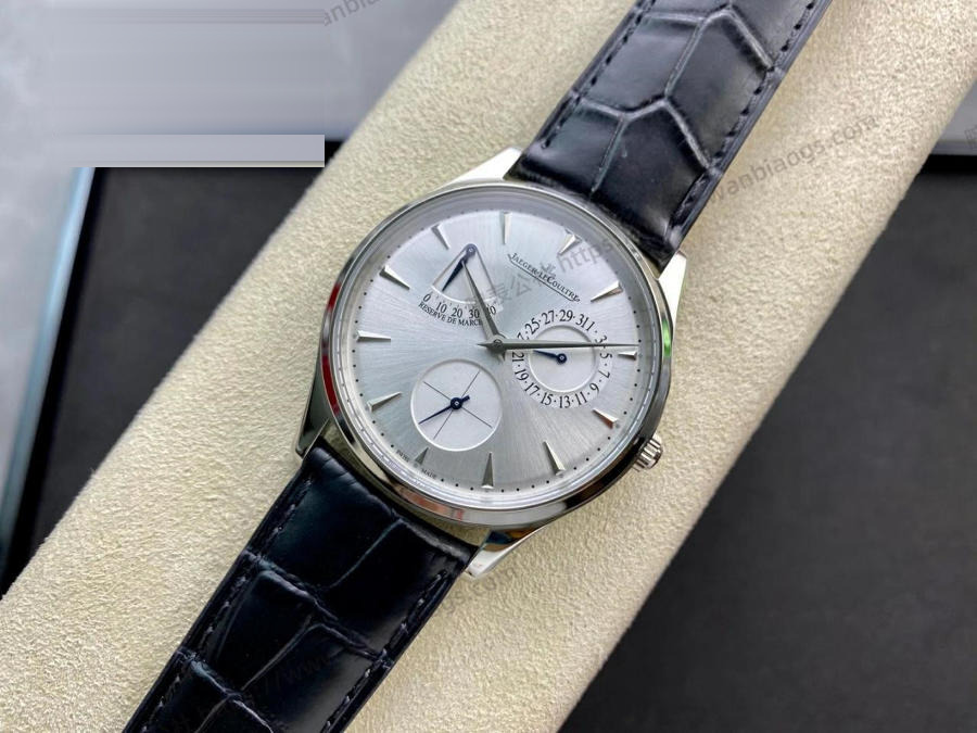 GF Factory Jaeger-LeCoultre Master serisi 1378420 erkek klasik kol saati (Palyaço beyaz kadran) — 3. fotoğraf
