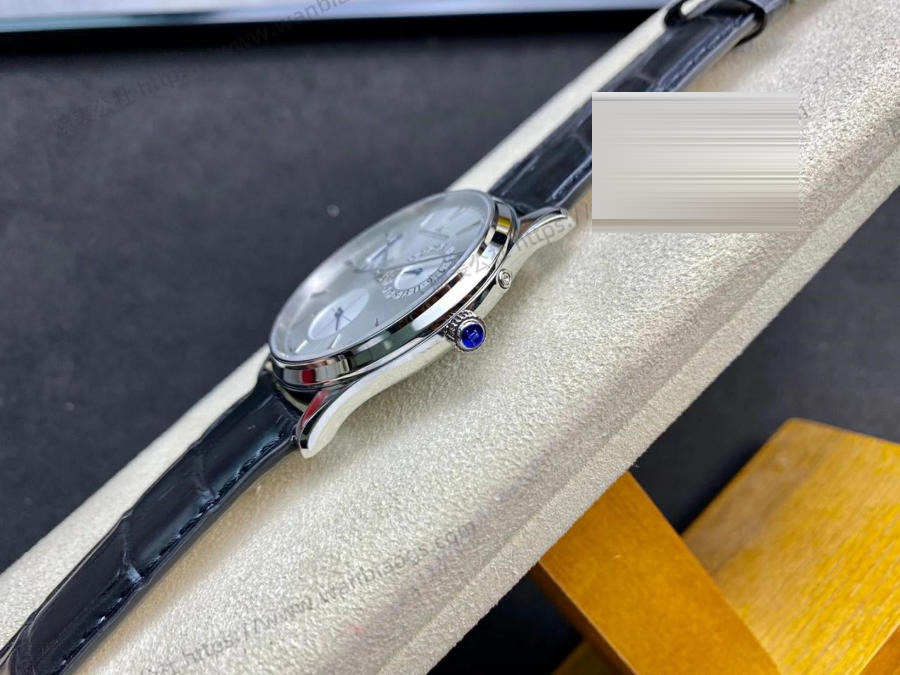 GF Factory Jaeger-LeCoultre Master serisi 1378420 erkek klasik kol saati (Palyaço beyaz kadran) — 5. fotoğraf